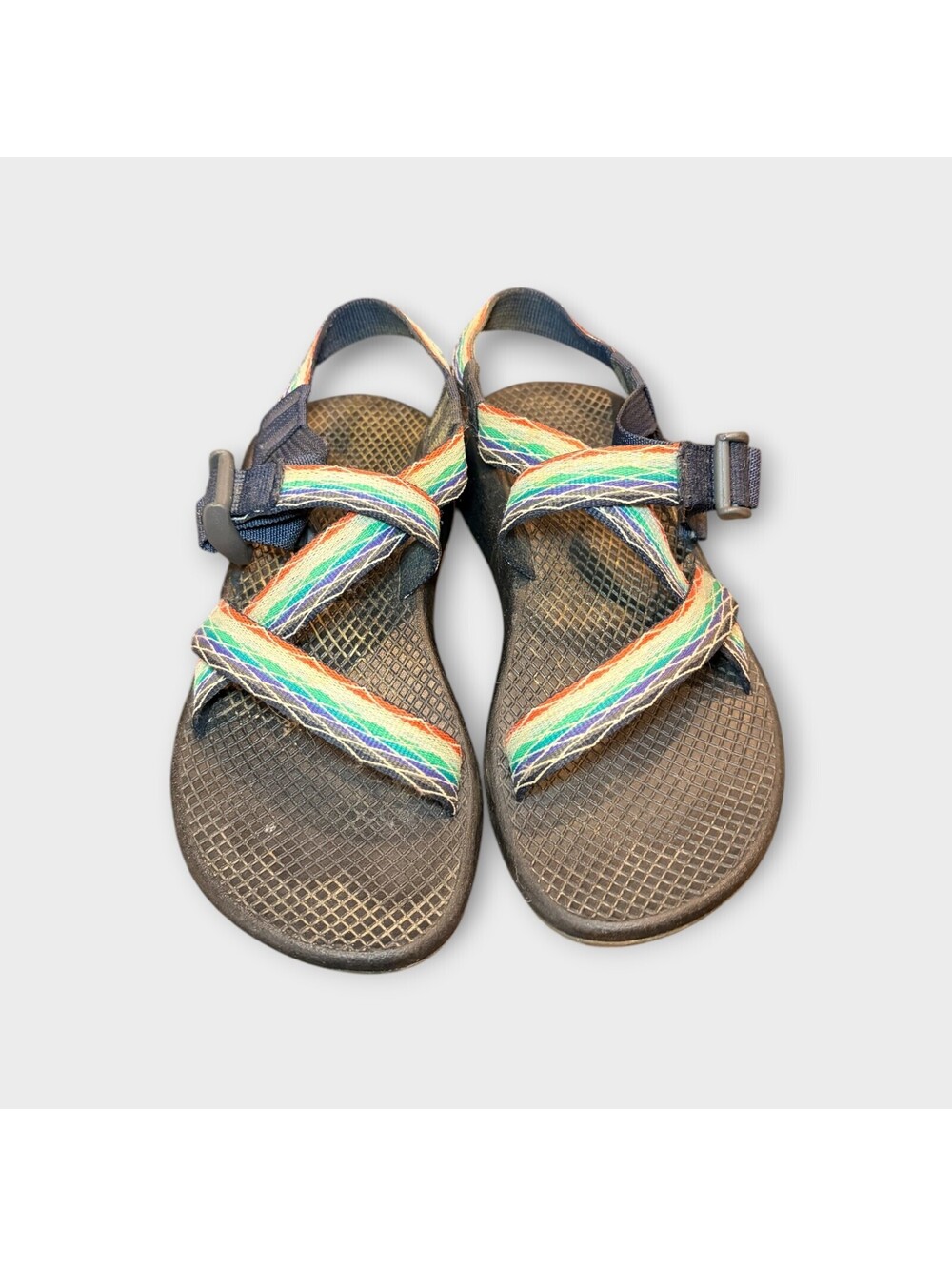 Chaco size 6 rainbow sandals EUC